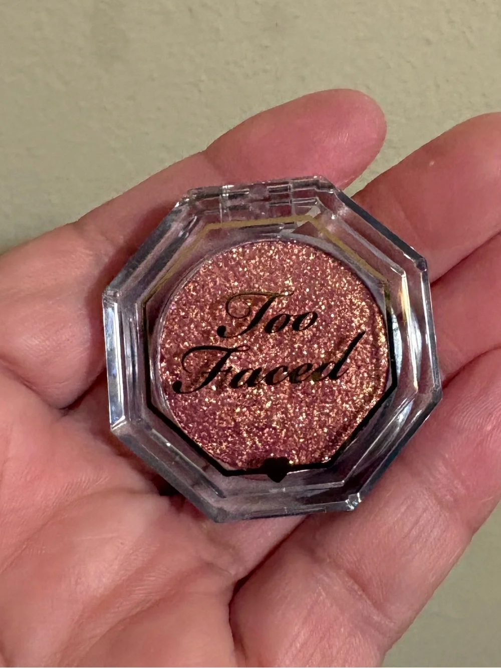 Too Faced Disco Crush Multi-Use Eye & Face Sparkle - MYSTIC PINK Brand New.